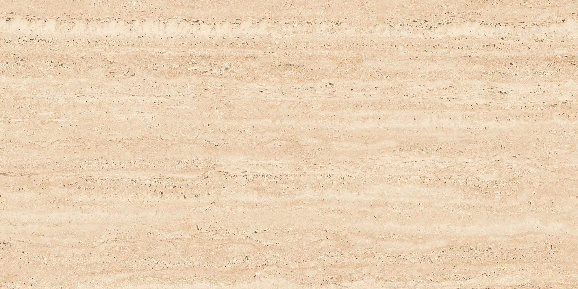Бежевый керамогранит ENNFACE Travertine Beige 800x1600 мм под травертин с рельефной поверхностью CARVING — фото 3