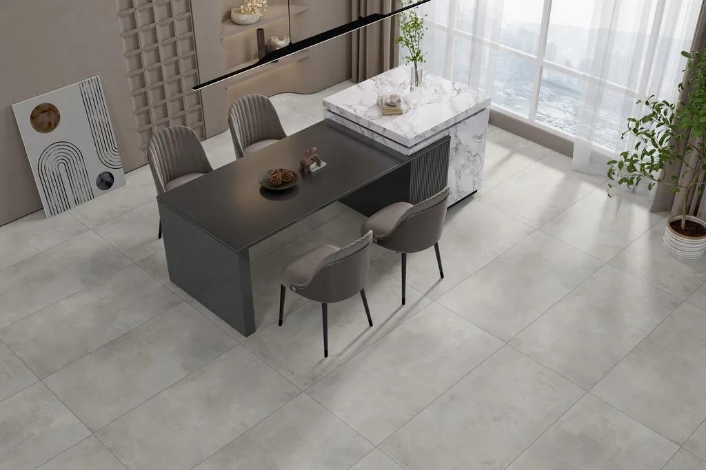 Керамогранит ENNFACE Athens Grey 600×1200 мм, серый рельефный камень — фото 2