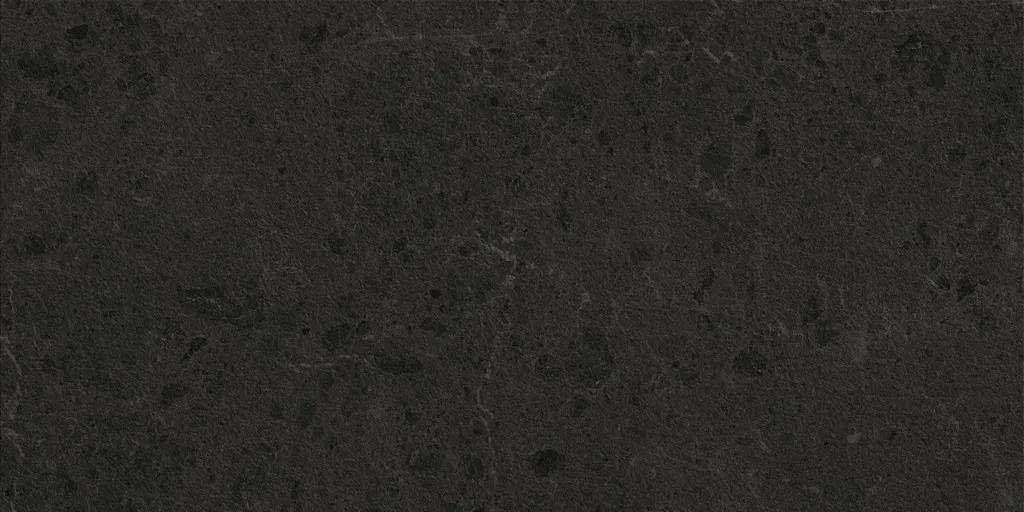Керамогранит ENNFACE Gravel Black 600×1200 мм, чёрная матовая плитка с фактурой гальки — фото 3