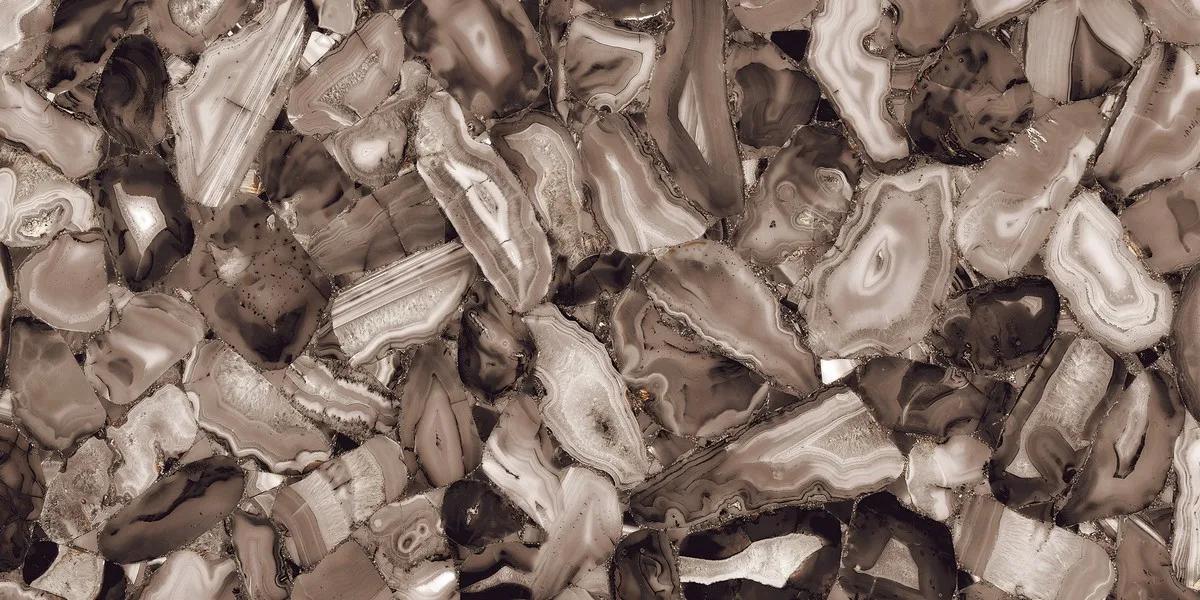 Керамогранит ENNFACE Volcanic Agate 600×1200 мм с глянцевым рисунком агата — фото 4