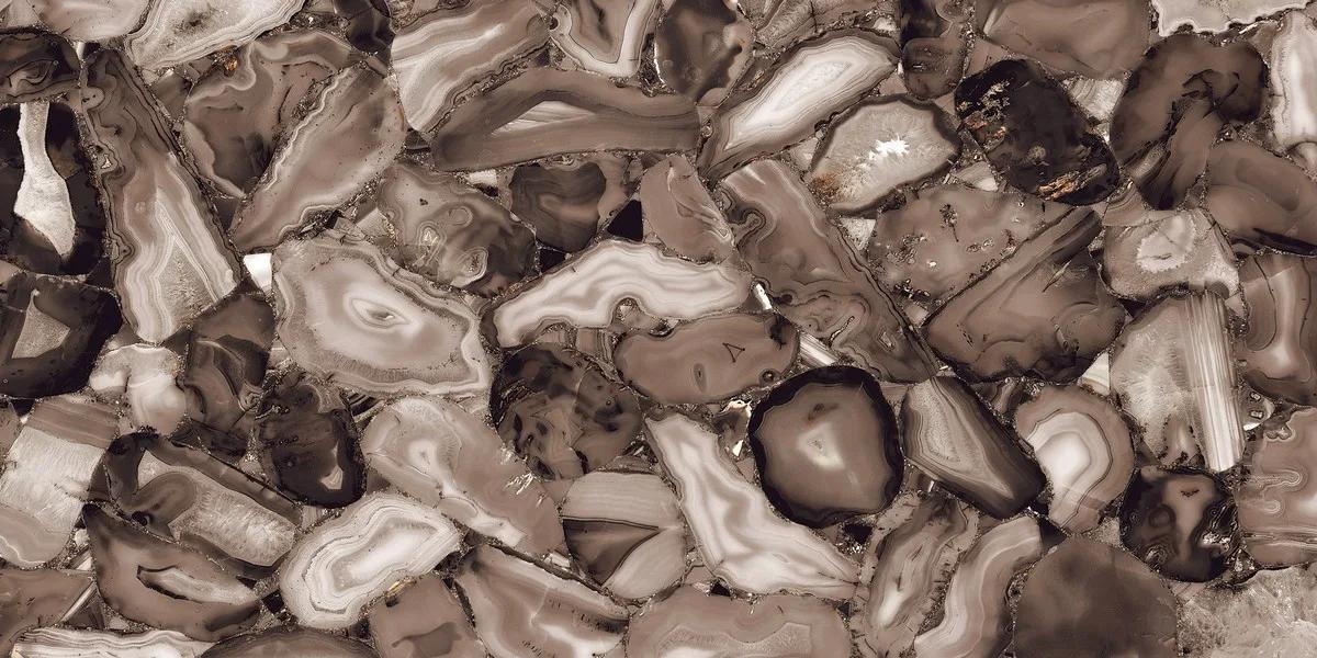 Керамогранит ENNFACE Volcanic Agate 600×1200 мм с глянцевым рисунком агата — фото 5