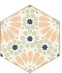 Kaleidoscope Green 220х250х8 Matt, керамогранит ENNFACE