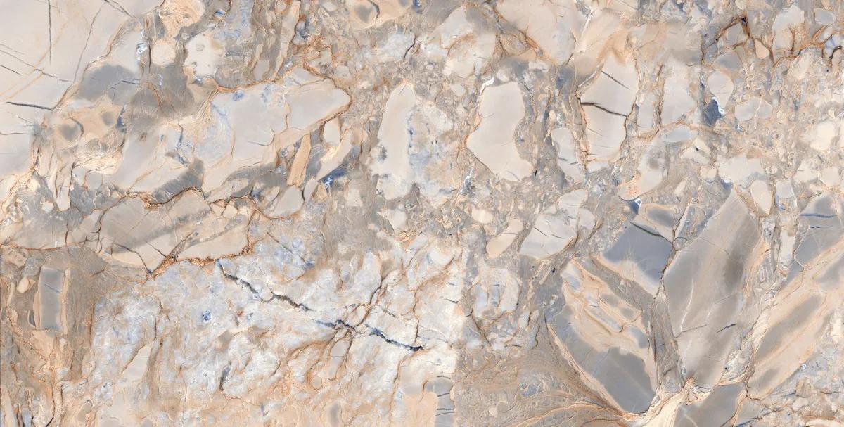 Керамогранит ENNFACE Breccia Oceanic 600×1200 мм с глянцевым рисунком брекчии — фото 3