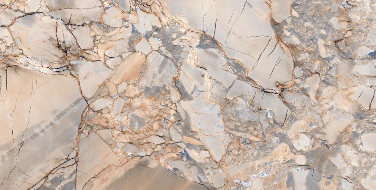 Керамогранит ENNFACE Breccia Oceanic 600×1200 мм с глянцевым рисунком брекчии — фото 4