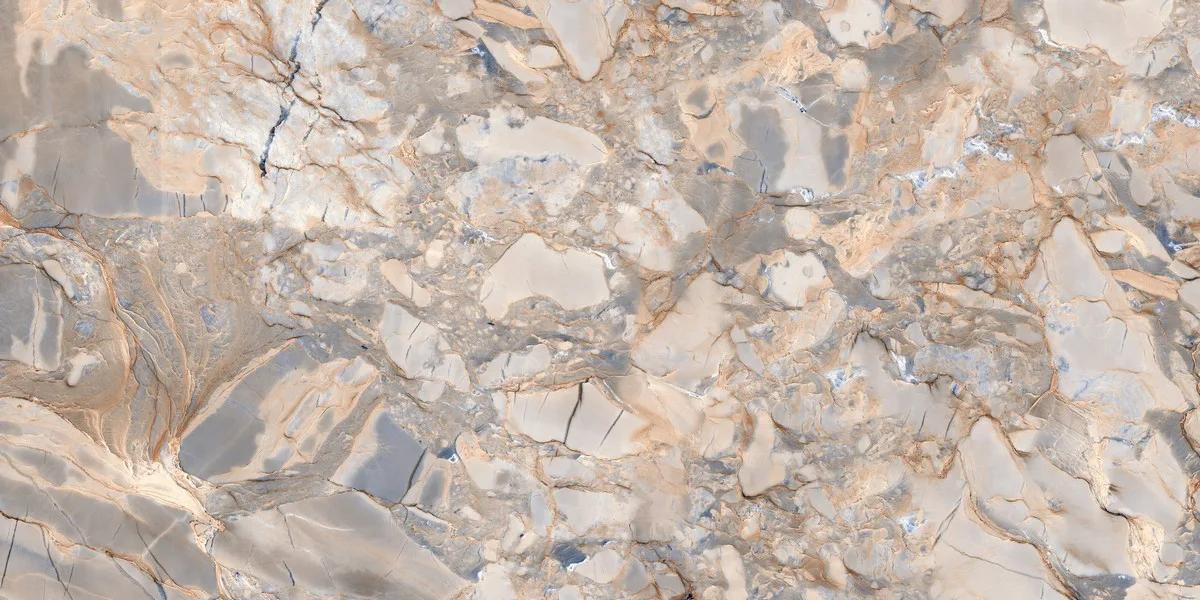 Керамогранит ENNFACE Breccia Oceanic 600×1200 мм с глянцевым рисунком брекчии — фото 7