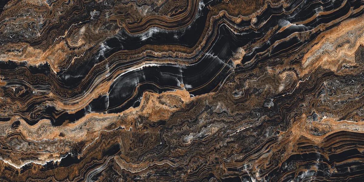 Керамогранит ENNFACE Isla Grande 600×1200 мм, светлый глянцевый камень — фото 4