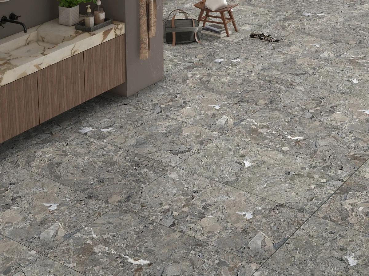 Керамогранит ENNFACE Granite Dark 600×1200 мм, тёмный гранит с матовой поверхностью — фото 2