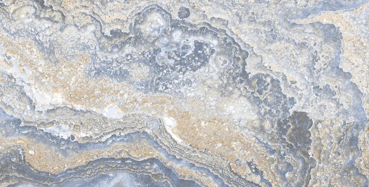 Керамогранит ENNFACE Lava 600×1200 мм с глянцевой поверхностью, тёмный рисунок застывшей лавы — фото 4