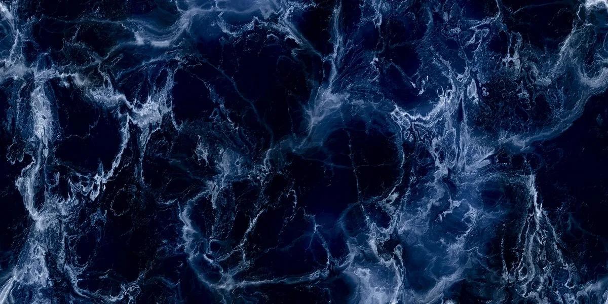 Керамогранит ENNFACE Adriatic Blue 600×1200 мм, сине-серый глянцевый камень — фото 3