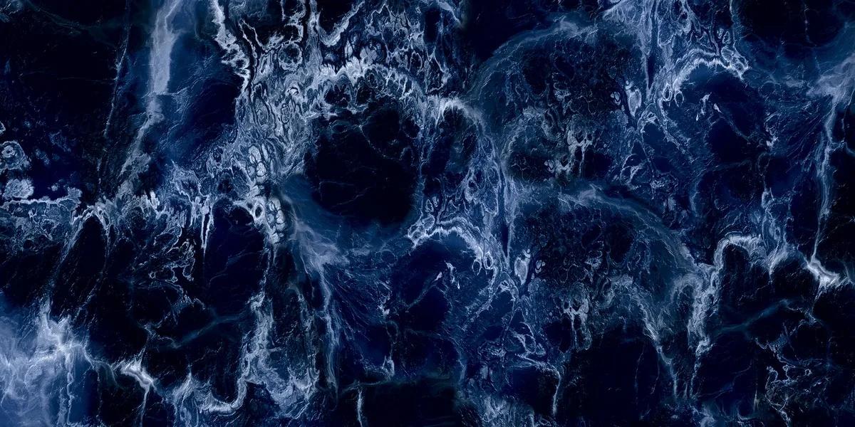 Керамогранит ENNFACE Adriatic Blue 600×1200 мм, сине-серый глянцевый камень — фото 6