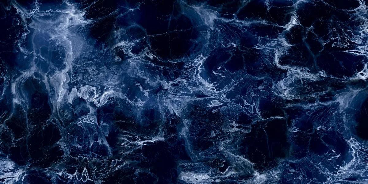 Керамогранит ENNFACE Adriatic Blue 600×1200 мм, сине-серый глянцевый камень — фото 8