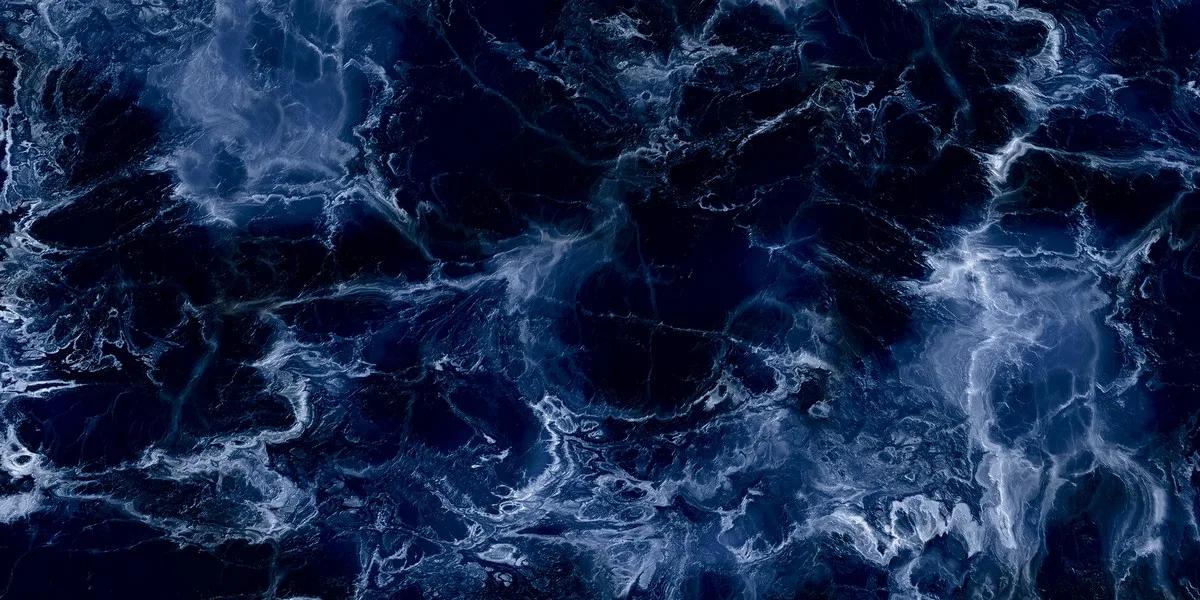 Керамогранит ENNFACE Adriatic Blue 600×1200 мм, сине-серый глянцевый камень — фото 9