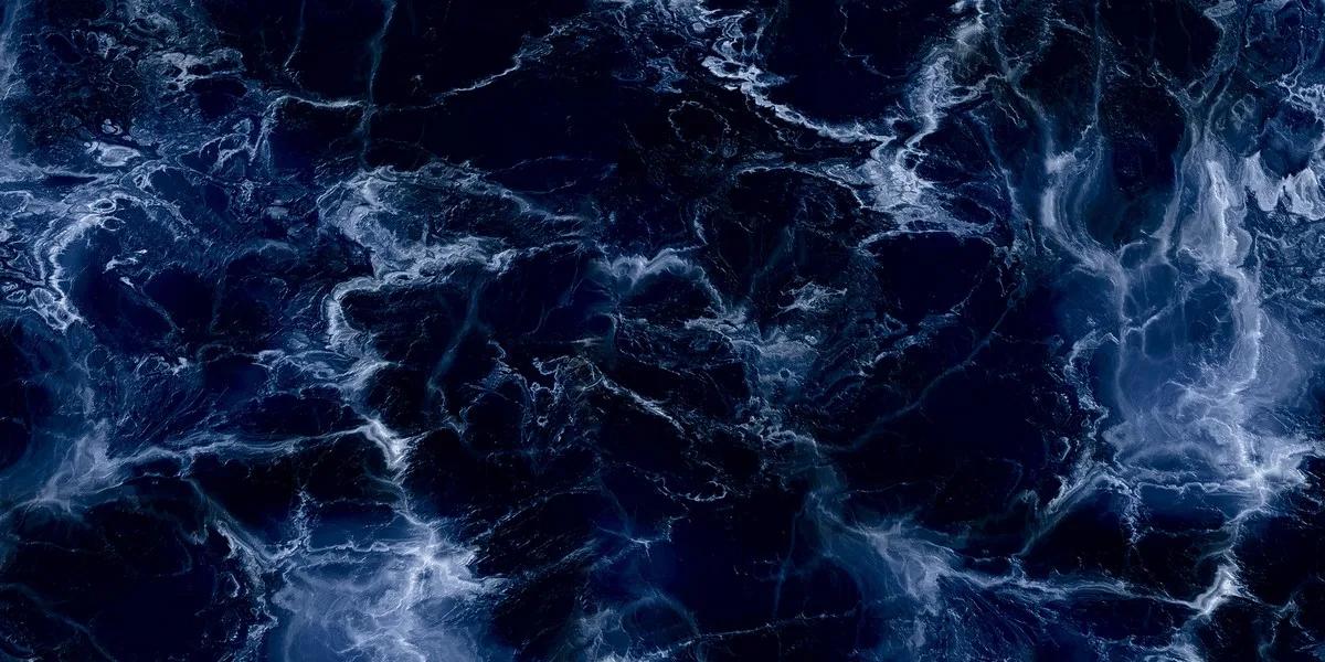 Керамогранит ENNFACE Adriatic Blue 600×1200 мм, сине-серый глянцевый камень — фото 10
